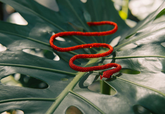Brazalete de Serpiente - ROJO