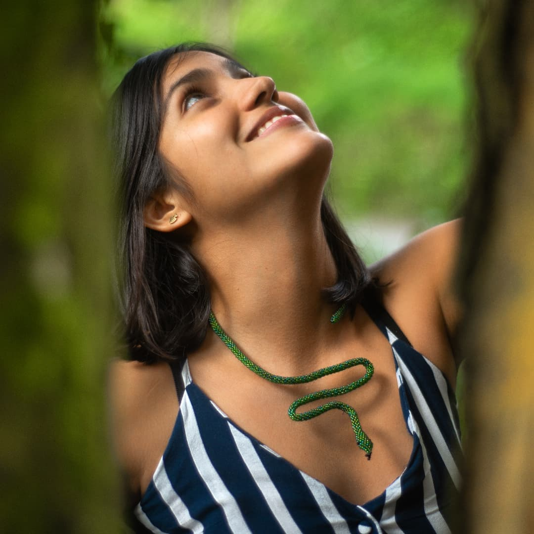Brazalete de Serpiente – Cazadora verde | Chironius monticola