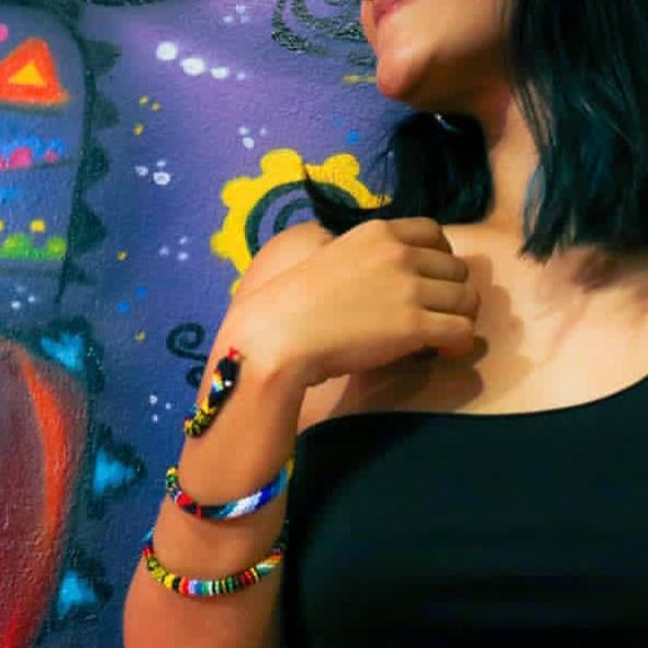 Brazalete de Serpiente HUICHOL