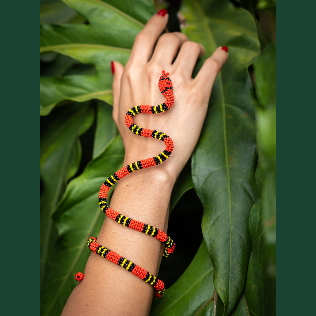 Brazalete de Serpiente – Coral acuática | Micrurus surinamensis