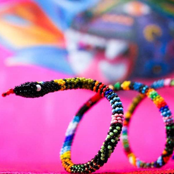 Brazalete de Serpiente HUICHOL