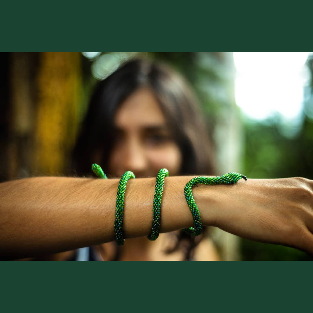 Brazalete de Serpiente – Cazadora verde | Chironius monticola