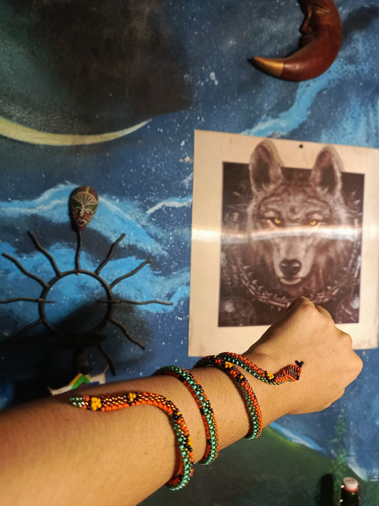 Brazalete de Serpiente - BOA ARCOIRIS