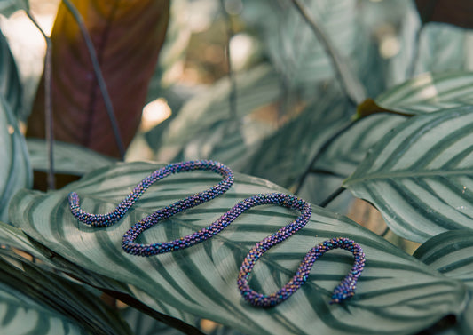Brazalete de Serpiente - MORADO IRIDISCENTE