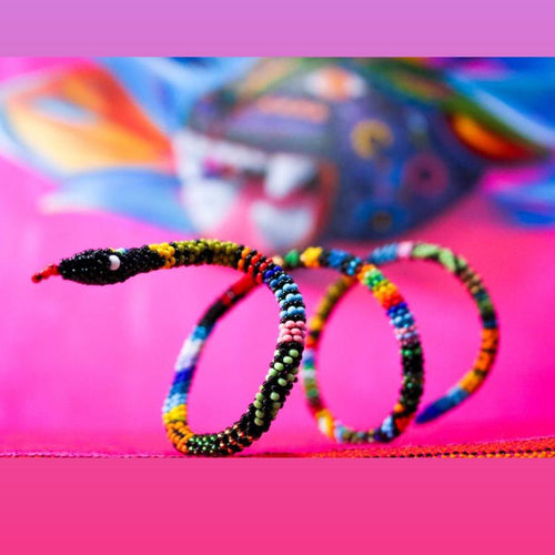 Brazalete de Serpiente HUICHOL