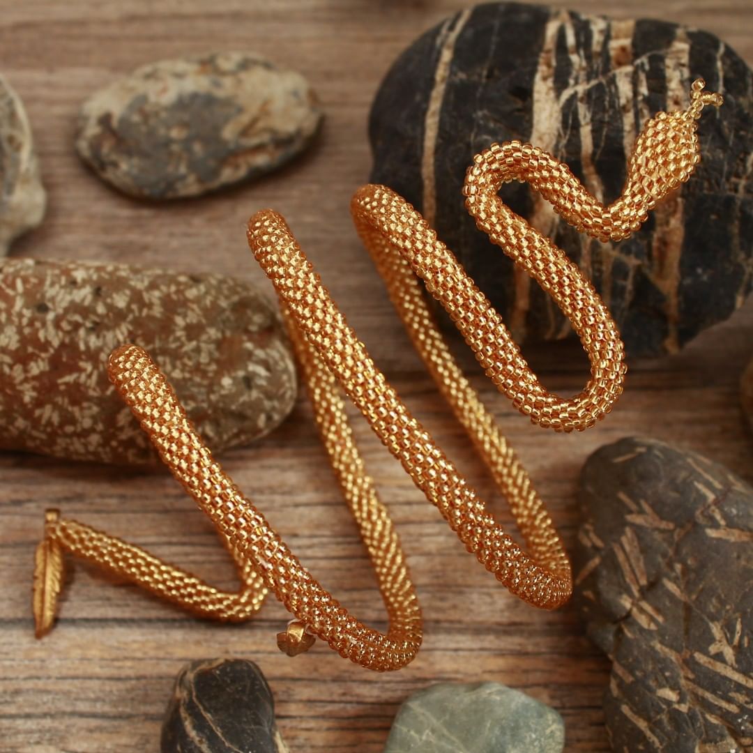Brazalete de Serpiente - DORADO MÍSTICO